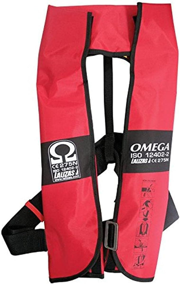 Vollautomatische Rettungsweste Omega 275 Newton mit Harness (Lifebelt)