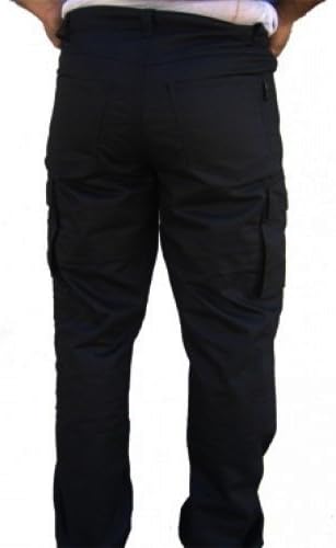Australian Bikers Gear ABG - Motorrad Jeans/Cargo Hose - mit DuPontTM KEVLARARAMID FIBRE Abnehmbare