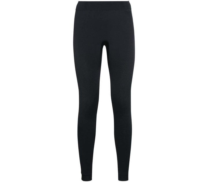 Odlo Damen Leggings Bl Bottom Long Performance Warm Eco, Black - New Odlo Graphite Grey