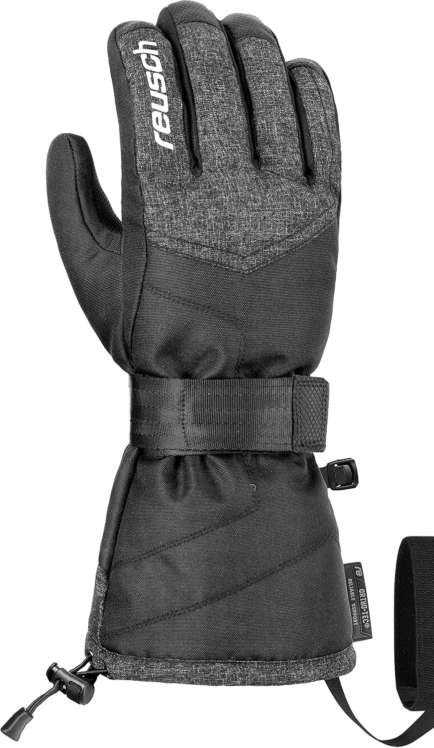 Reusch Herren Baseplate R-tex Xt Handschuhe 7.5 black/ black melange/Silver, 7.5 black/ black melang