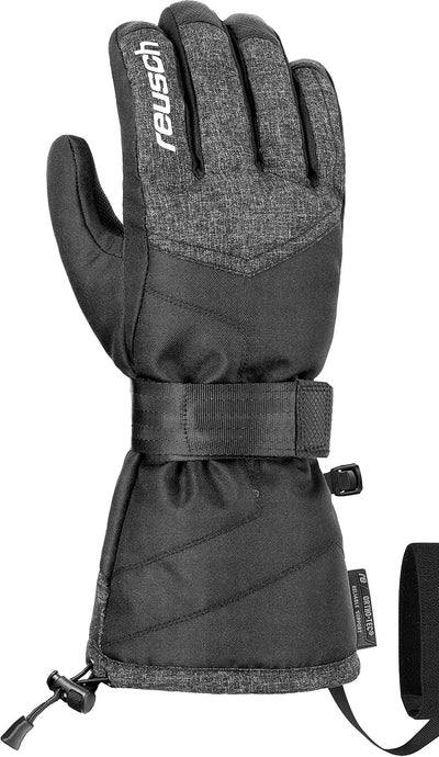 Reusch Herren Baseplate R-tex Xt Handschuhe 6.5 black/ black melange/Silver, 6.5 black/ black melang
