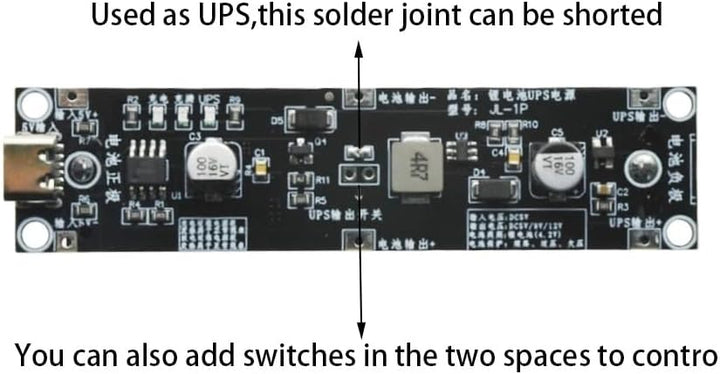 2 Stück Micro USB 5V USV unterbrechungsfreie Stromversorgung 18650 Lithium-Batterieladegerät