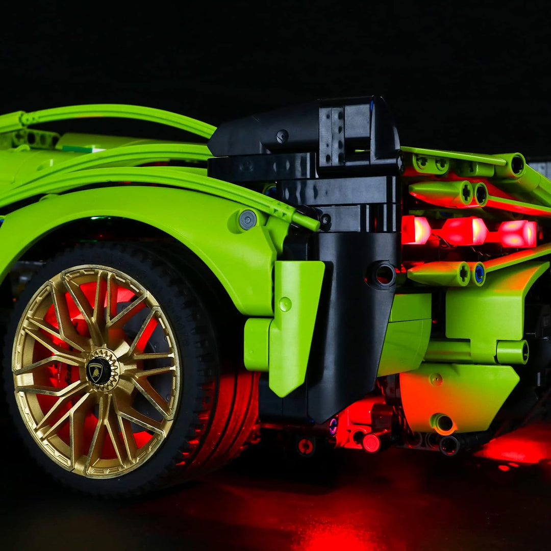 BRIKSMAX Led Beleuchtungsset für Lego Technic Lamborghini Sián FKP 37 - Compatible with Lego 42115 B