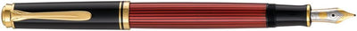 Pelikan Premium M400 Füllfederhalter F Plume schwarz/rot schwarz / rot, schwarz / rot