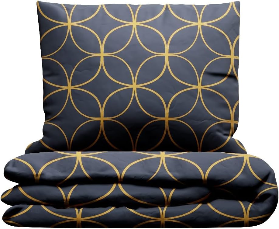 Grund NOCTURA Bettwäsche 140x220cm + 70x90cm dunkelblau