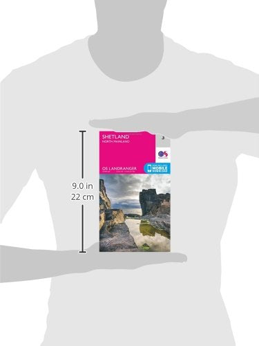 Shetland - North Mainland (OS Landranger Map, Band 3), Karte