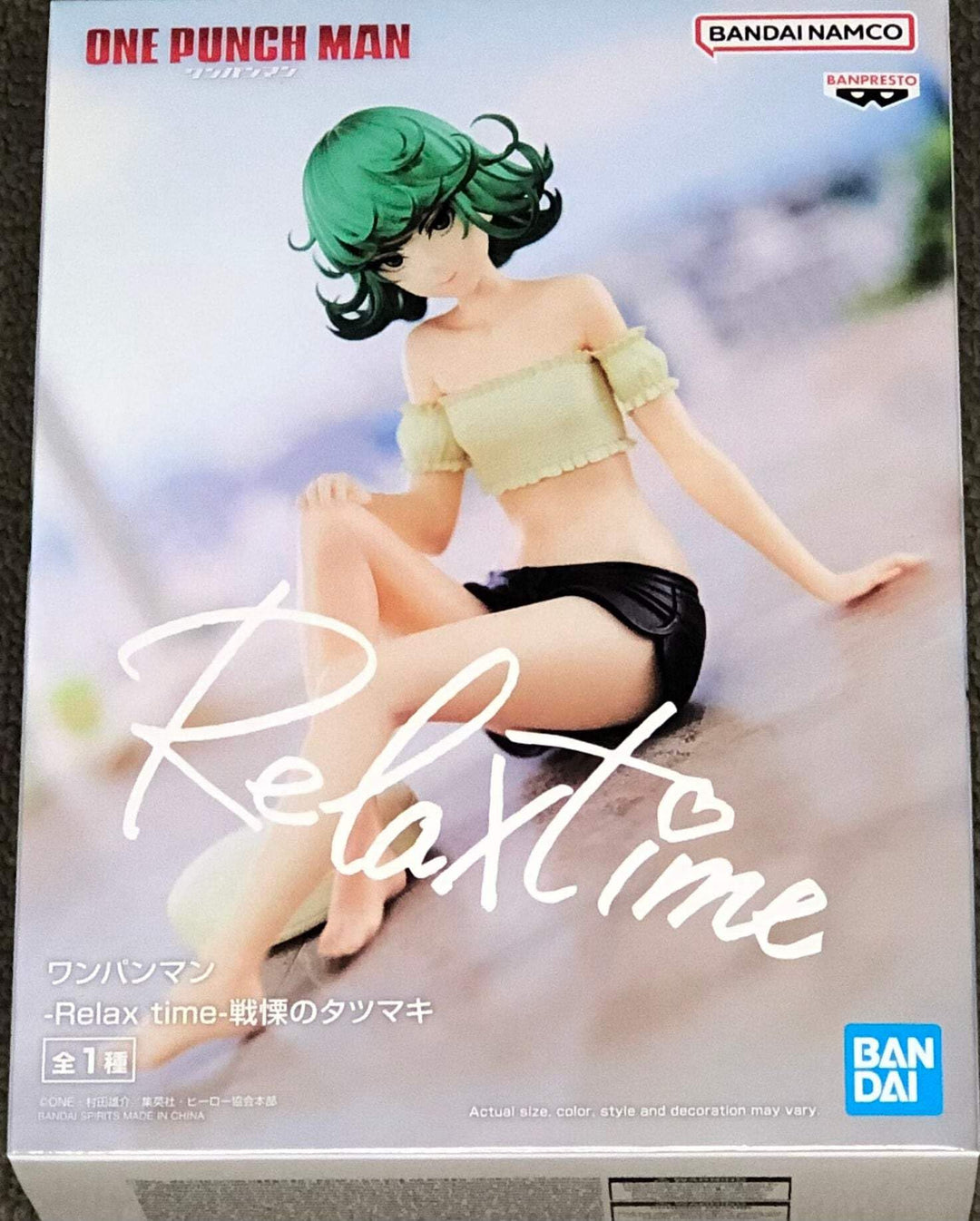 BANPRESTO, Tornado One Punch Man, Relax Time 10 cm, Mehrfarbig BP88145