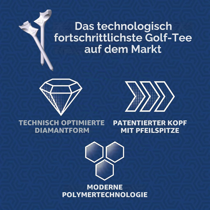 Flightpath Performance Golf-Tees 2.75 Zoll, 2.75 Zoll