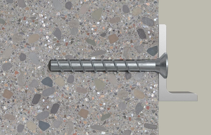fischer UltraCut FBS II 6x40/5 Senkkopf, leistungsstarke Betonschraube, zur Befestigung in den Berei