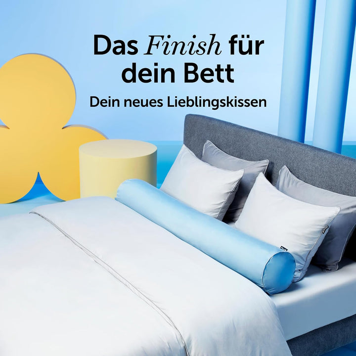 Cloudpillo Nest Körperkissen 150x24 cm - Memory-Foam-Kissen für Seitenschläfer, Schwangerschaft und