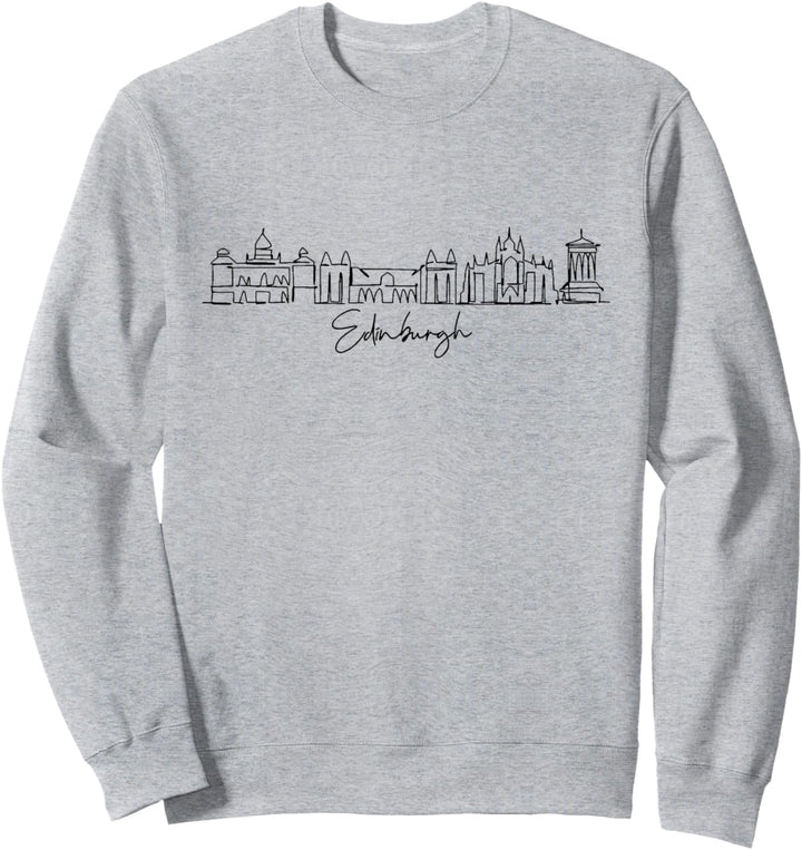 Stadt Skyline Reise Souvenir Tourist Edinburgh Schottland Sweatshirt