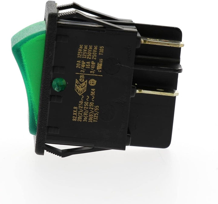 Dometic-Kühlschränke Wippschalter 230 Volt Grün