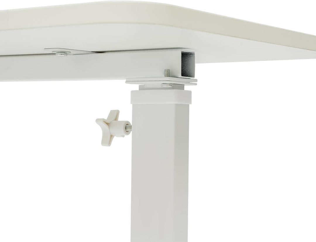 Rollender Nachttisch Verstellbarer Betttisch Höhenverstellbar für Bett Krankenhaus Homeoffice 60x40c