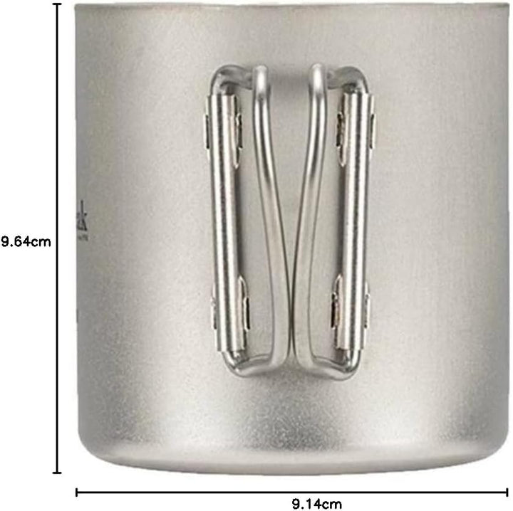 Doppelwandige Titan-Tasse