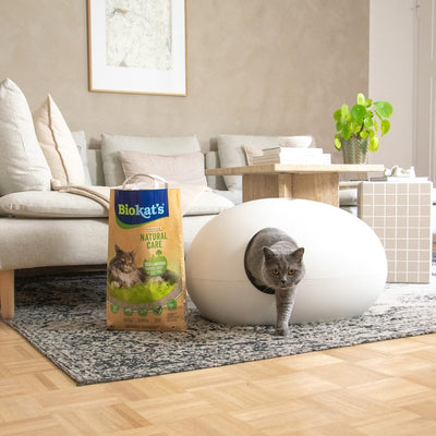 Biokat's Natural Care - Feine klumpende Katzenstreu aus nachwachsenden und kompostierfähigen Pflanze