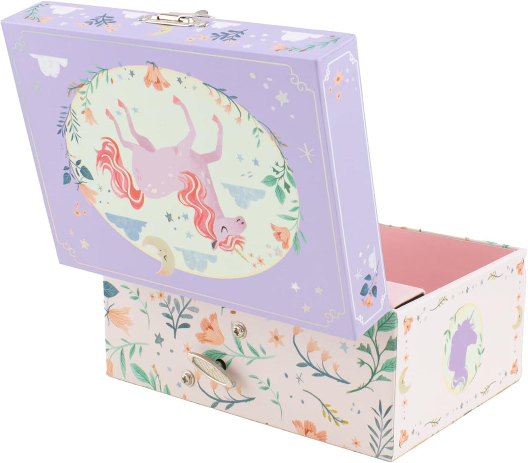 Ulysse Couleurs d'Enfance Musiktruhe, Einhorn, Lila, TU