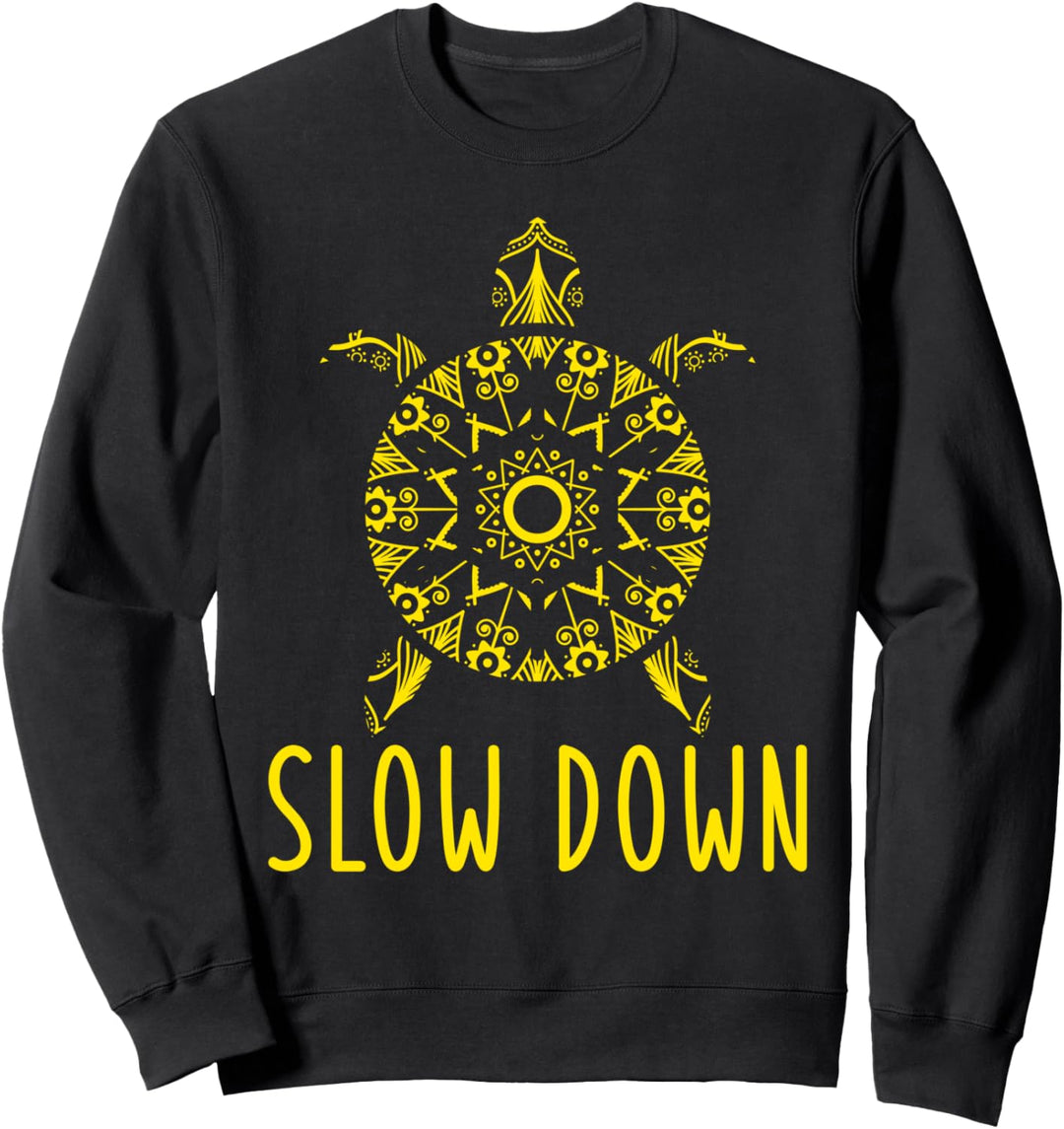 Schildkröte Entspannung Entspannen Meditieren Tier Zen Sweatshirt