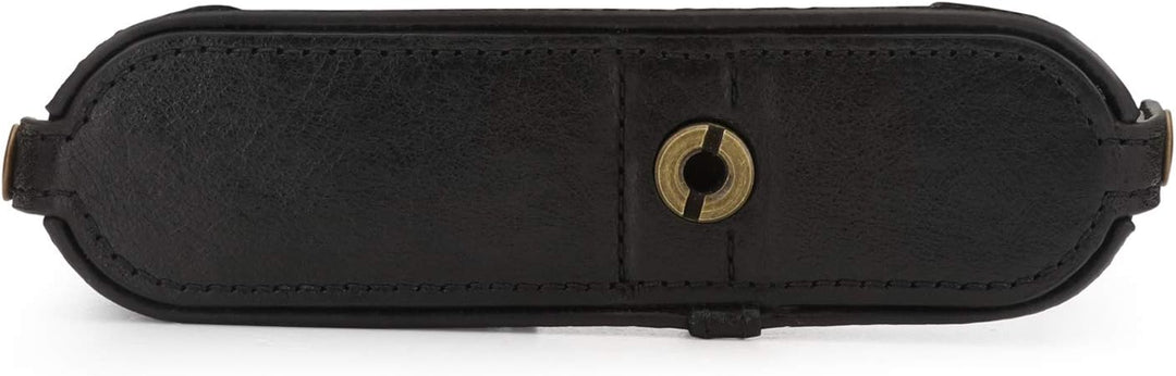 MegaGear MG1718 Ever Ready Kameratasche aus echtem Leder, kompatibel mit Leica Q2 Schwarz, Schwarz