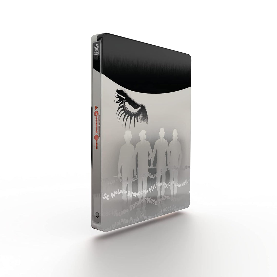 A Clockwork Orange Titans of Cult Steelbook [4K Ultra-HD] [1971] [Blu-ray] [Region Free], 4K