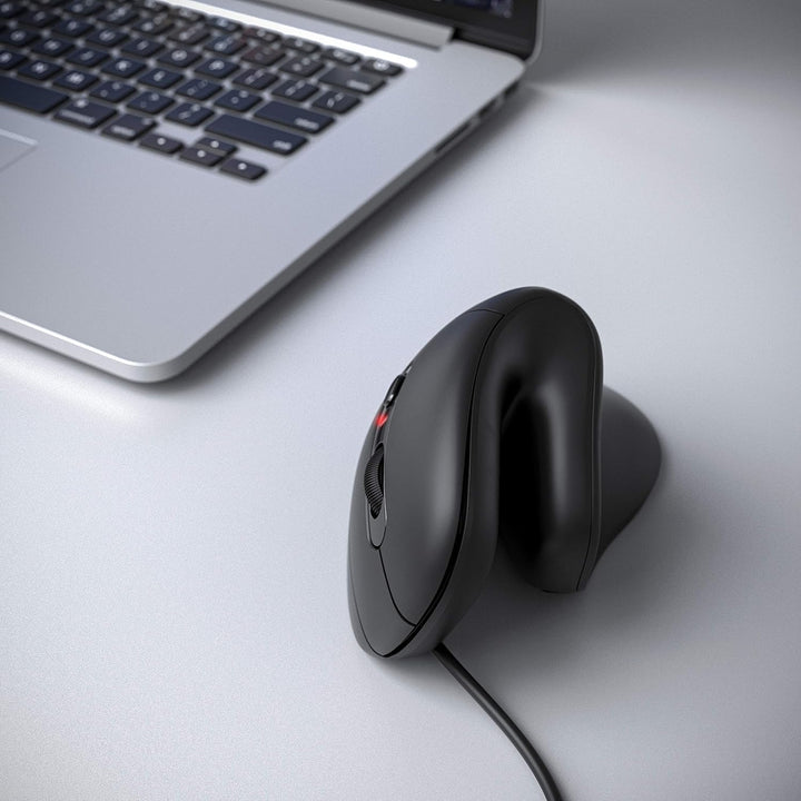 CSL - optische Maus - Mouse Vertikale Ausführung - Computermaus USB kabelgebunden - 800-3200 DPI - V