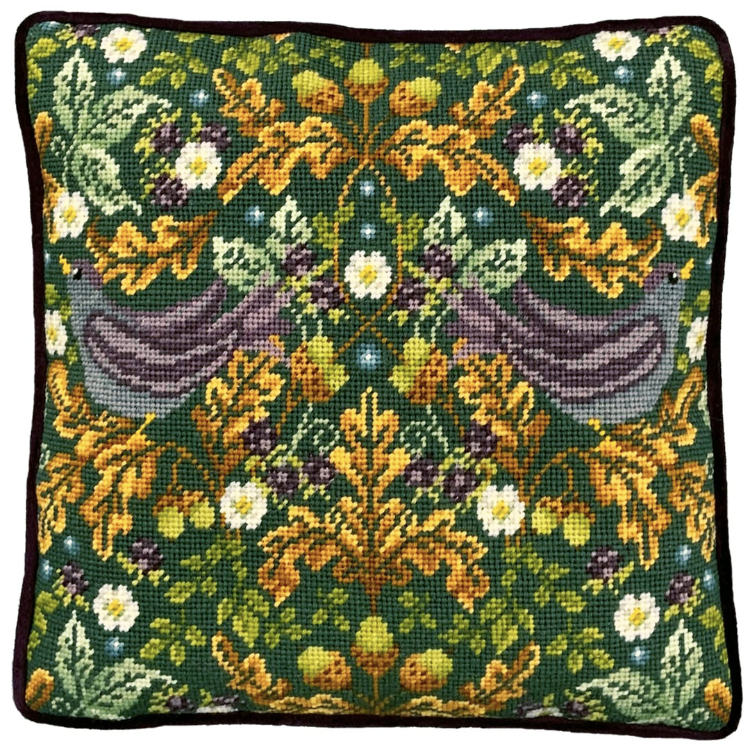 Bothy Threads Gobelin-Stickkissen Set Herbst Stare Tapisserie