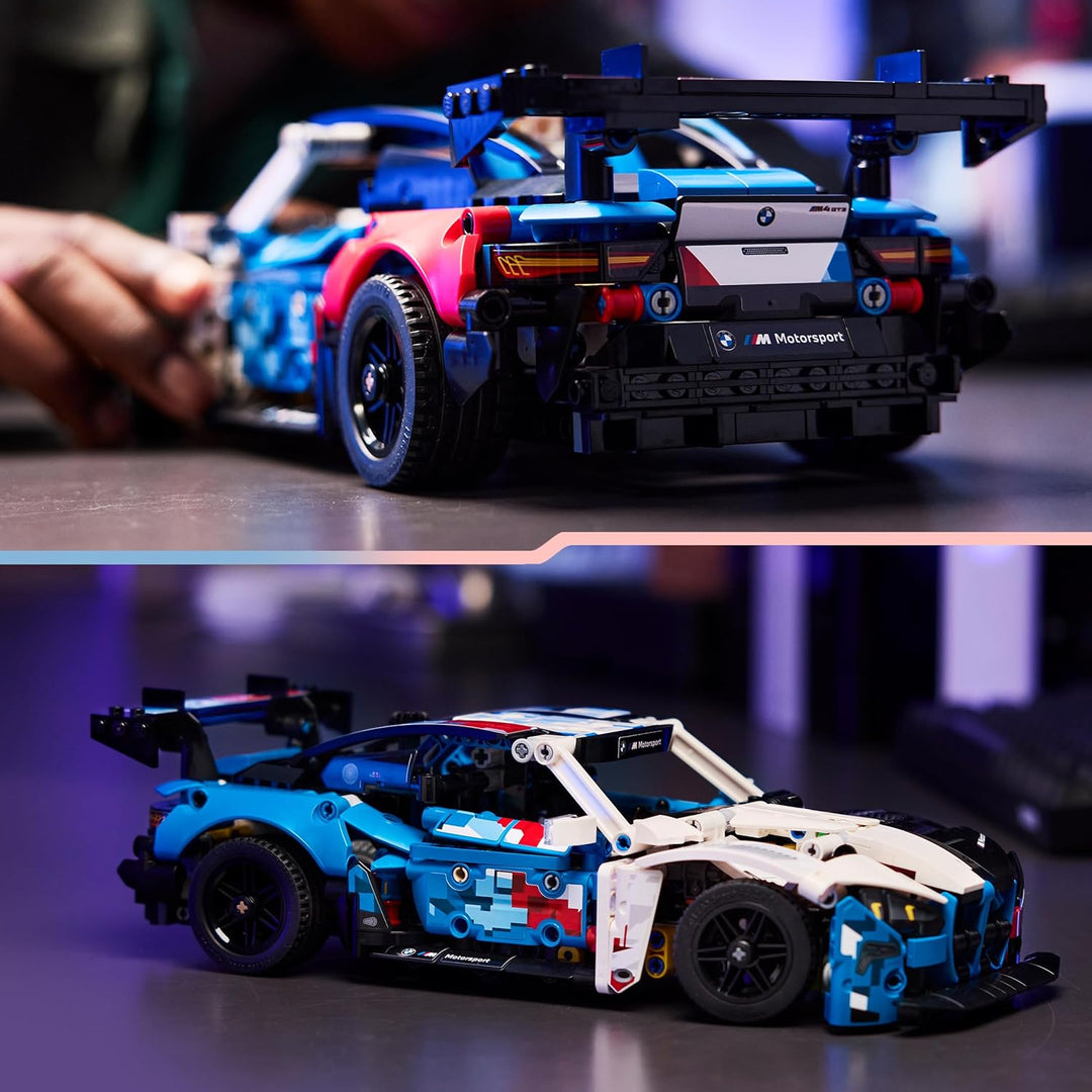 LEGO Technic BMW M4 GT3 EVO Rennwagen - Modellbausatz mit V6-Motor, Lenkung & öffnenden Türen - Gami
