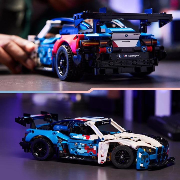 LEGO Technic BMW M4 GT3 EVO Rennwagen - Modellbausatz mit V6-Motor, Lenkung & öffnenden Türen - Gami