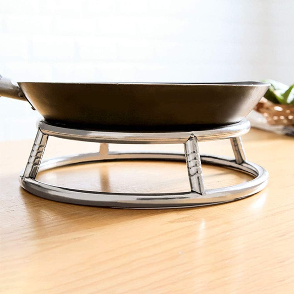 Gas-Wok-Ring, doppelseitige Kochtopfhalterung, stabilisiert Woks mit rundem Boden, langlebiger, verc