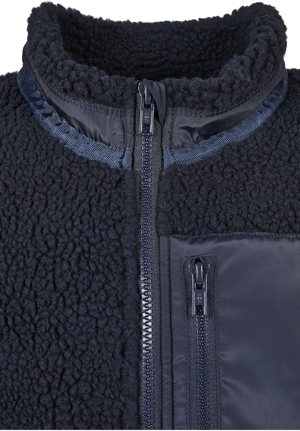 Urban Classics Jungen Boys Sherpa Jacket 158-164 midnightnavy, 158-164 midnightnavy