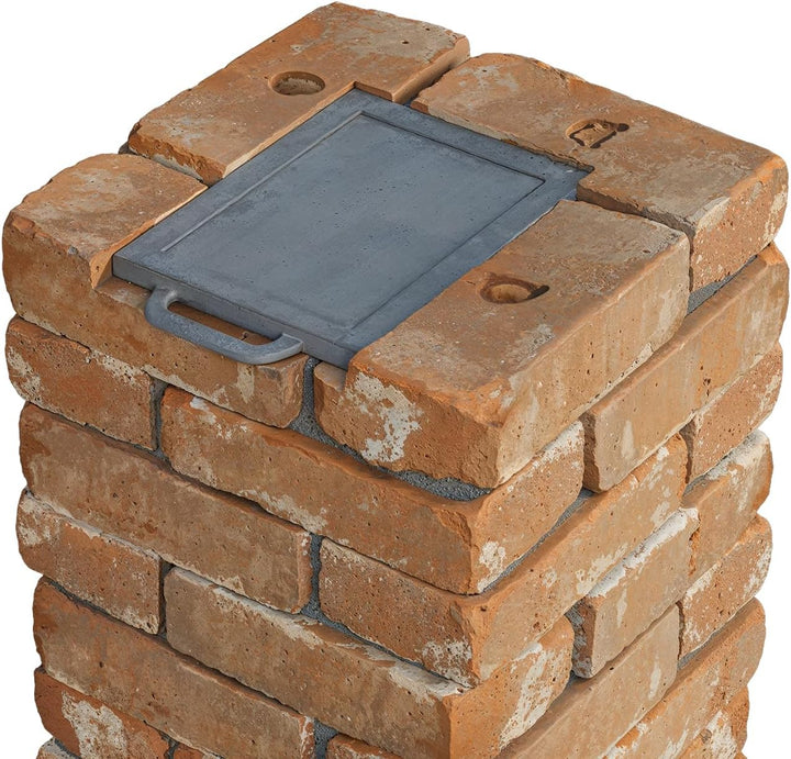 QLS Kaminschieber Drosselschieber Rauchgasregulierung Luftregulierung Guss 24 x 18 cm