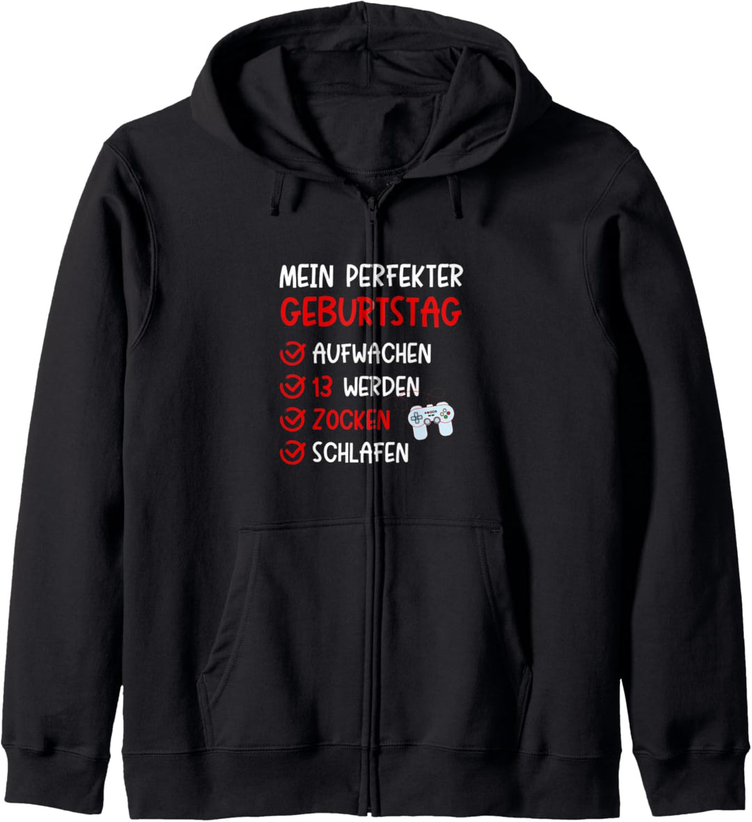 Mein perfekter 13. Geburtstag Video Game Spieler Zockerin Kapuzenjacke