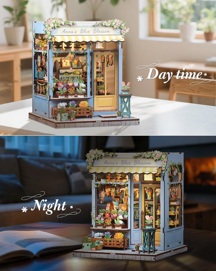 CUTEBEE Book Nook Kit – DIY Puppenhäuser Miniatur Haus Selber Bauen für Erwachsene, 3D Puzzle-Buchst