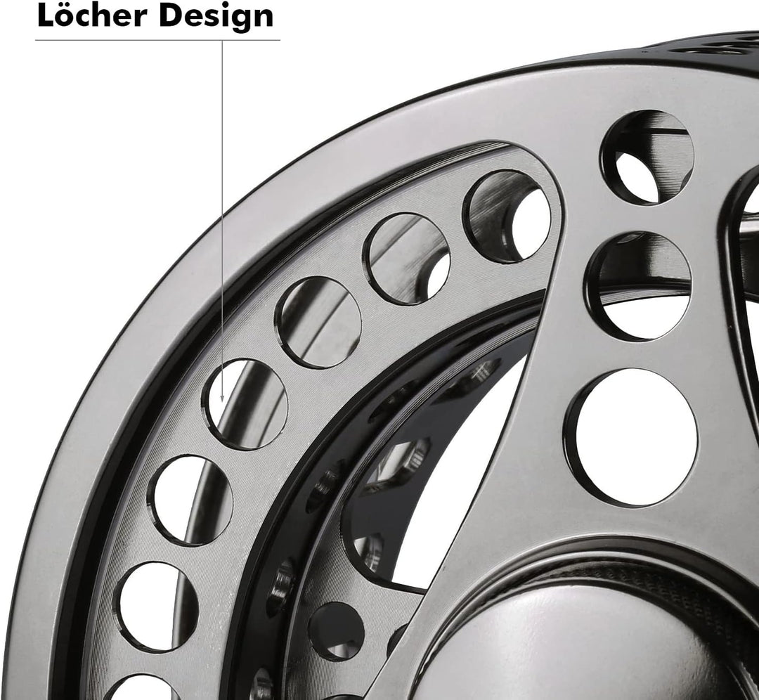 Goture Fliegenrolle Fliegenfischen Rollen wasserdicht 2+1BB 3/4 5/6 7/8 9/10 Aluminum Legierungskörp