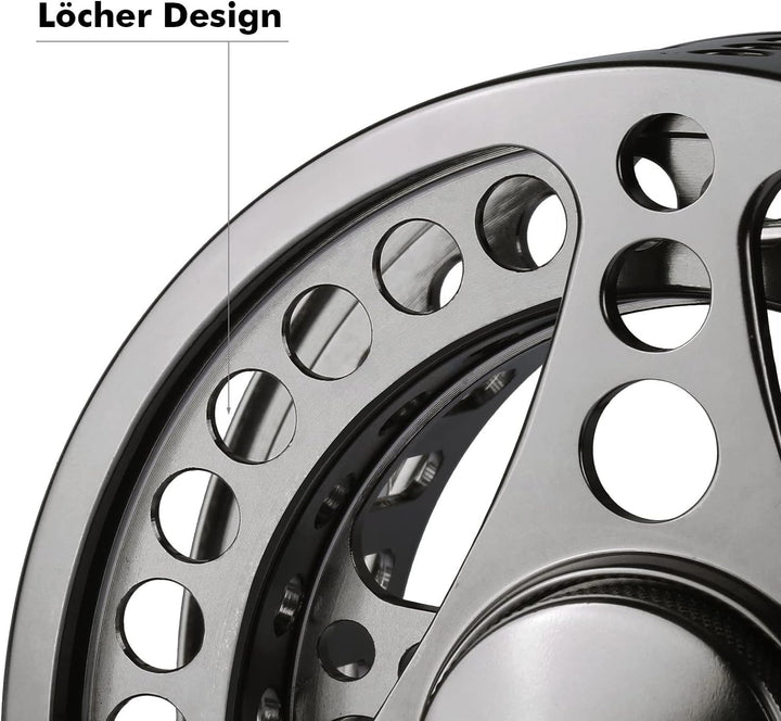 Goture Fliegenrolle Fliegenfischen Rollen wasserdicht 2+1BB 3/4 5/6 7/8 9/10 Aluminum Legierungskörp