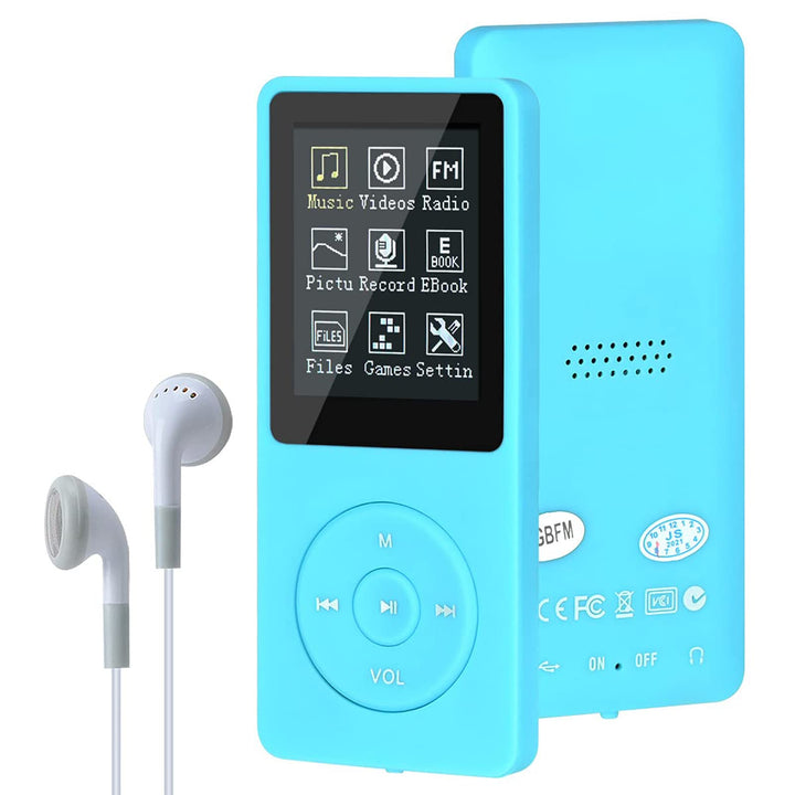 MP3/MP4 Digitaler Musik-Player, Lychee Upgrade 8 GB Tragbarer HiFi Verlustfreier Sound Musik-Player