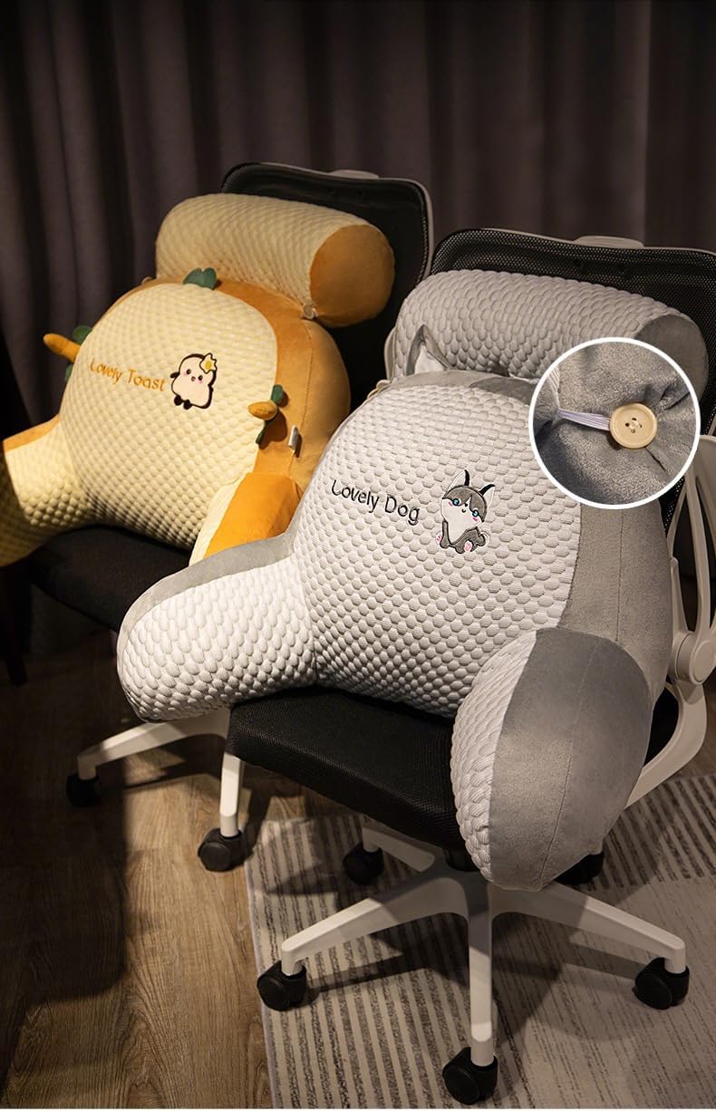 Rückenkissen für Bett und Sofa mit Armlehnen Ergonomisches Lesekissen Erwachsene Atmungsaktives Lese
