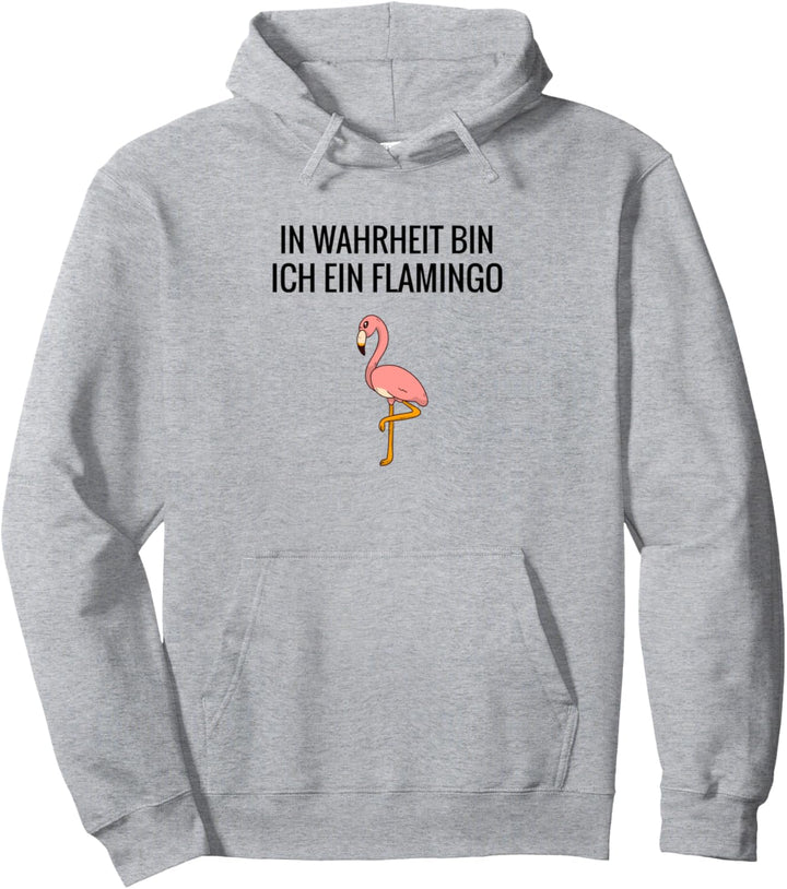 In Wahrheit bin ich ein Flamingo Damen Herren Flamingo Pullover Hoodie