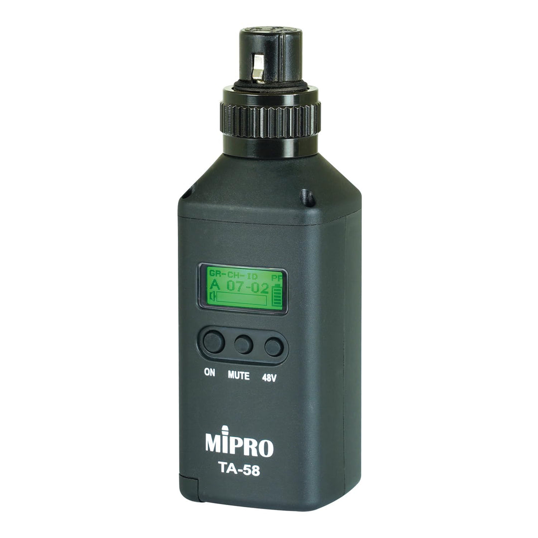MIPRO TA-58 Digitaler Drahtloser Anstecksender für Mikrofone 5,8 GHz