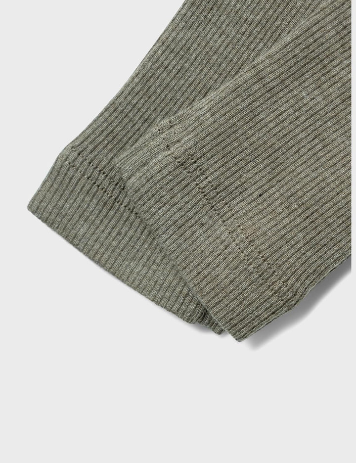 NAME IT Unisex Baby Nbnkab Noos Leggings 68 Dusty Olive/Detail:melange, 68 Dusty Olive
