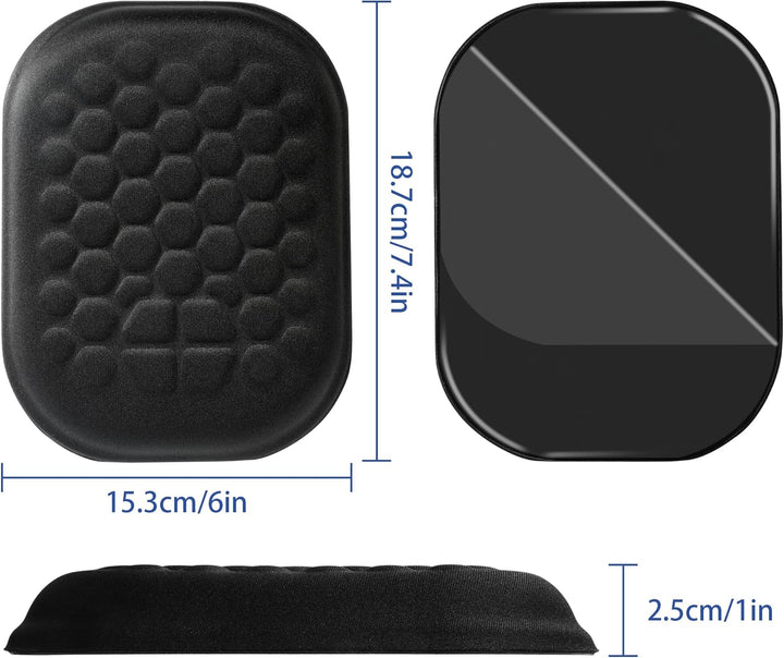 Gimars Wrist Rest Handgelenkauflage Ellbogenauflage Unterstützung für Tastatur und Maus, Memory-Foam