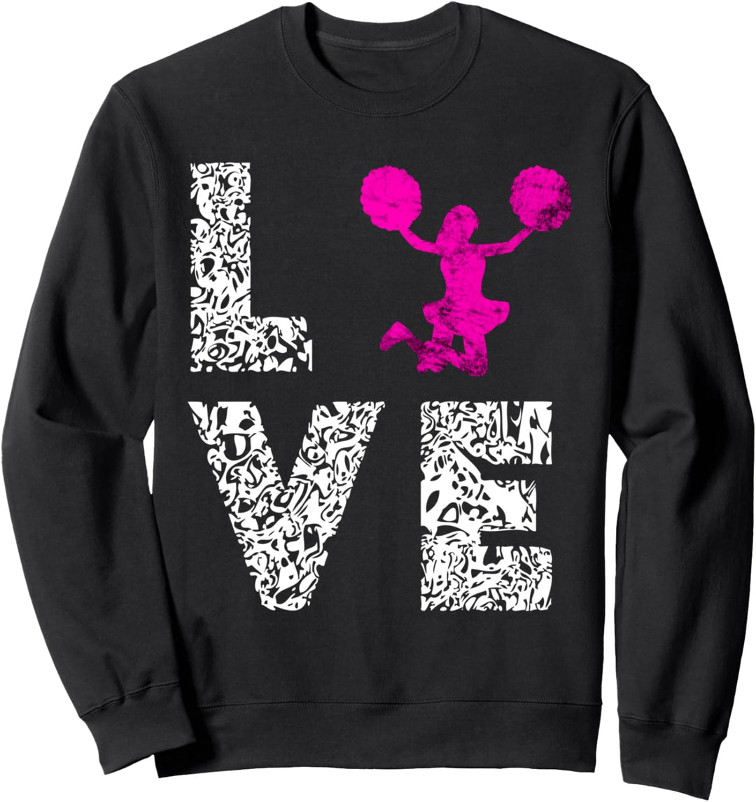Cheerleading Love Cheerleader Tänzer Team Cheerleaderin Sweatshirt