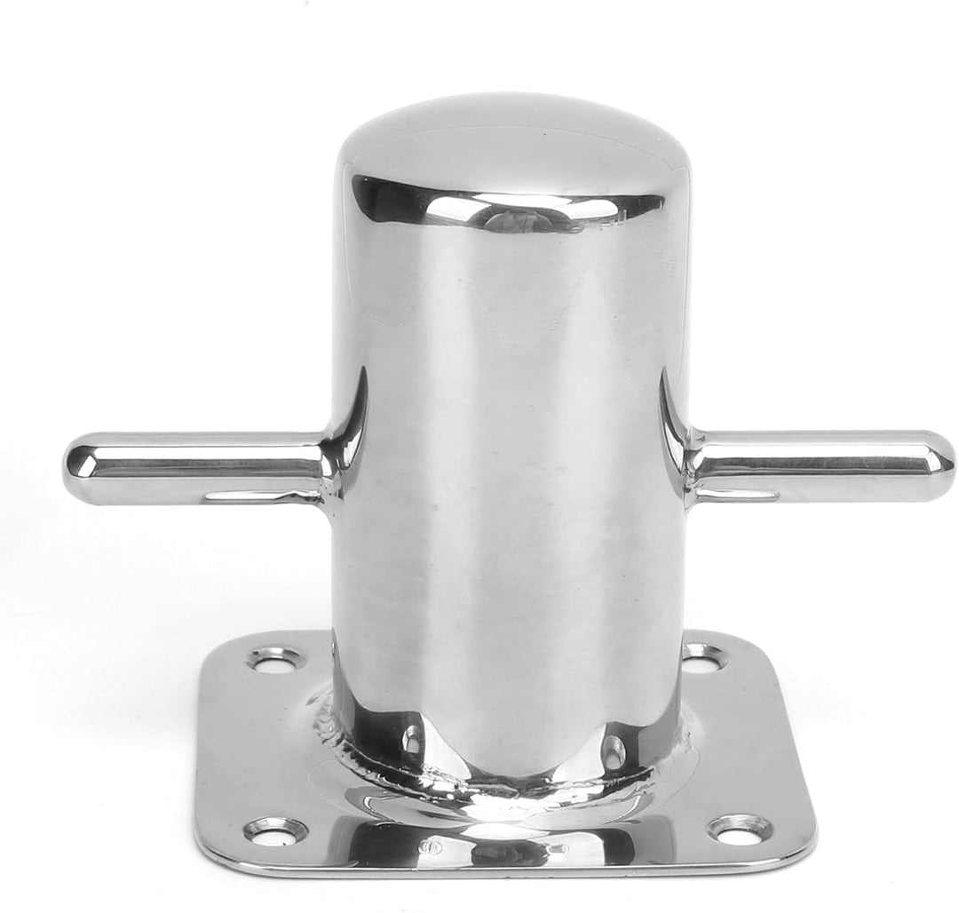 Alomejor Bootsanlegeplatz Cross Mooring Poller Bootsanlegeklampe Einzelner Mooring Bitt Marine Hardw