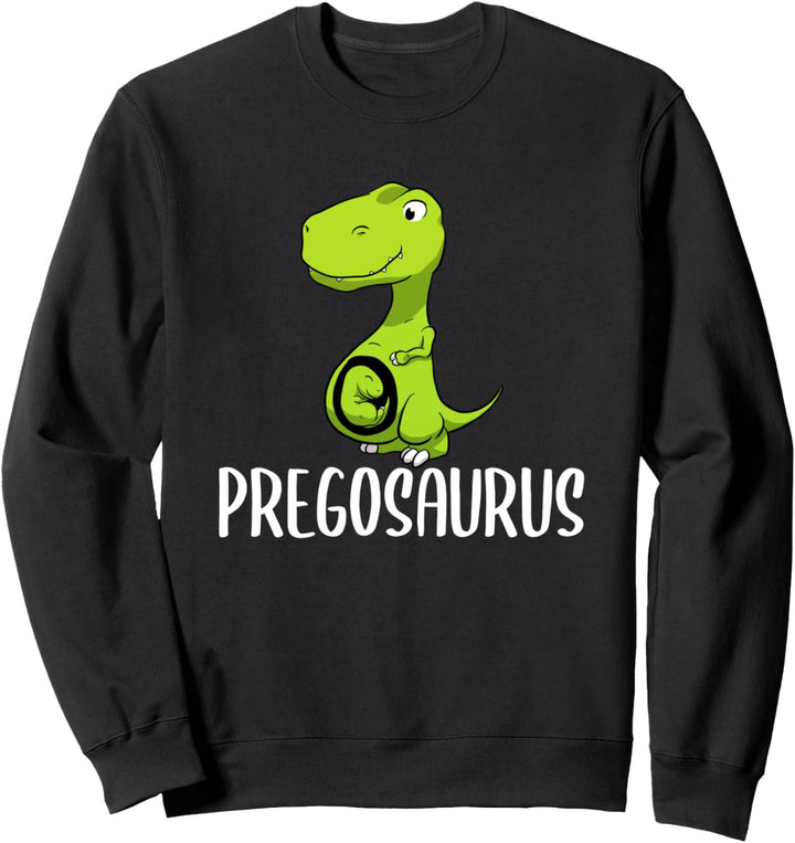Pregosaurus Schwangerschaft Ankündigung Werdende Mutter Sweatshirt