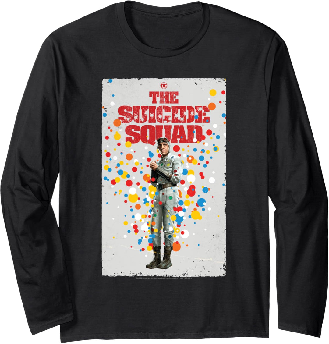 The Suicide Squad Polkadot Man Poster Langarmshirt