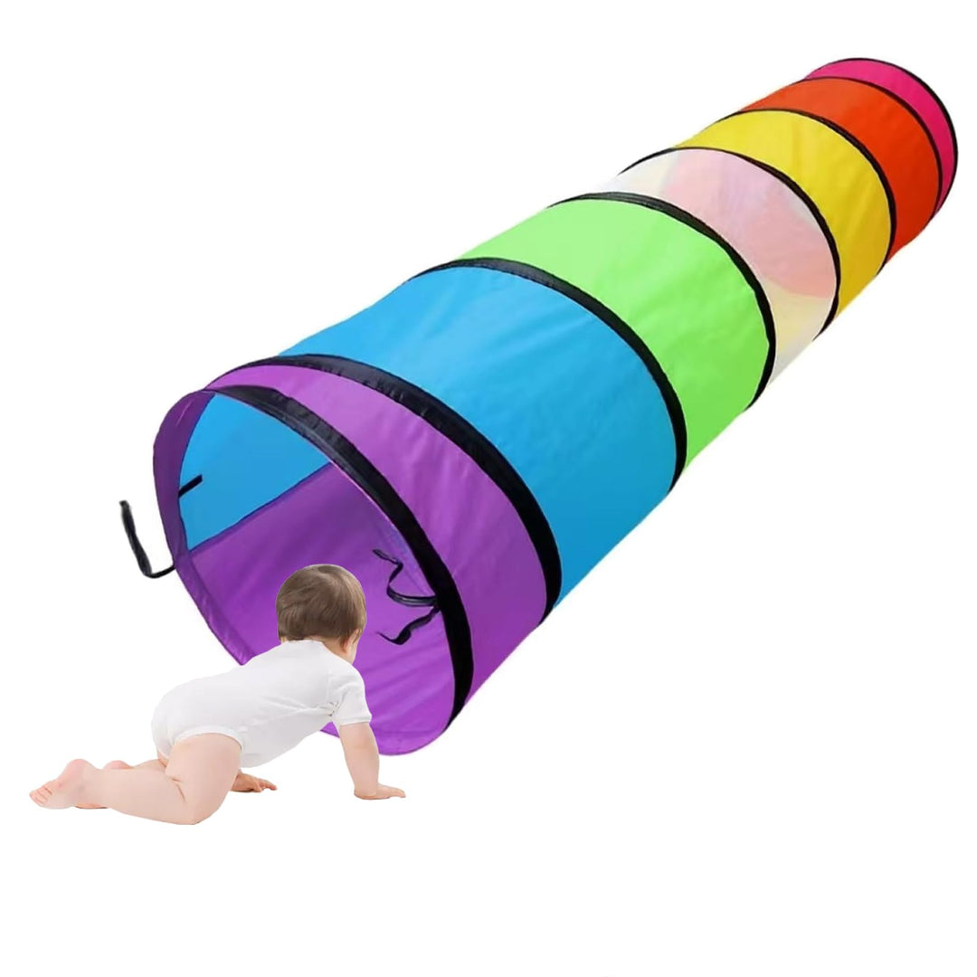 Spieltunnelzelt für Kinder, Krabbeltunnel,Tunnel Kinder,Pop Up Spieltunnel,Faltbarer Spieltunnel für