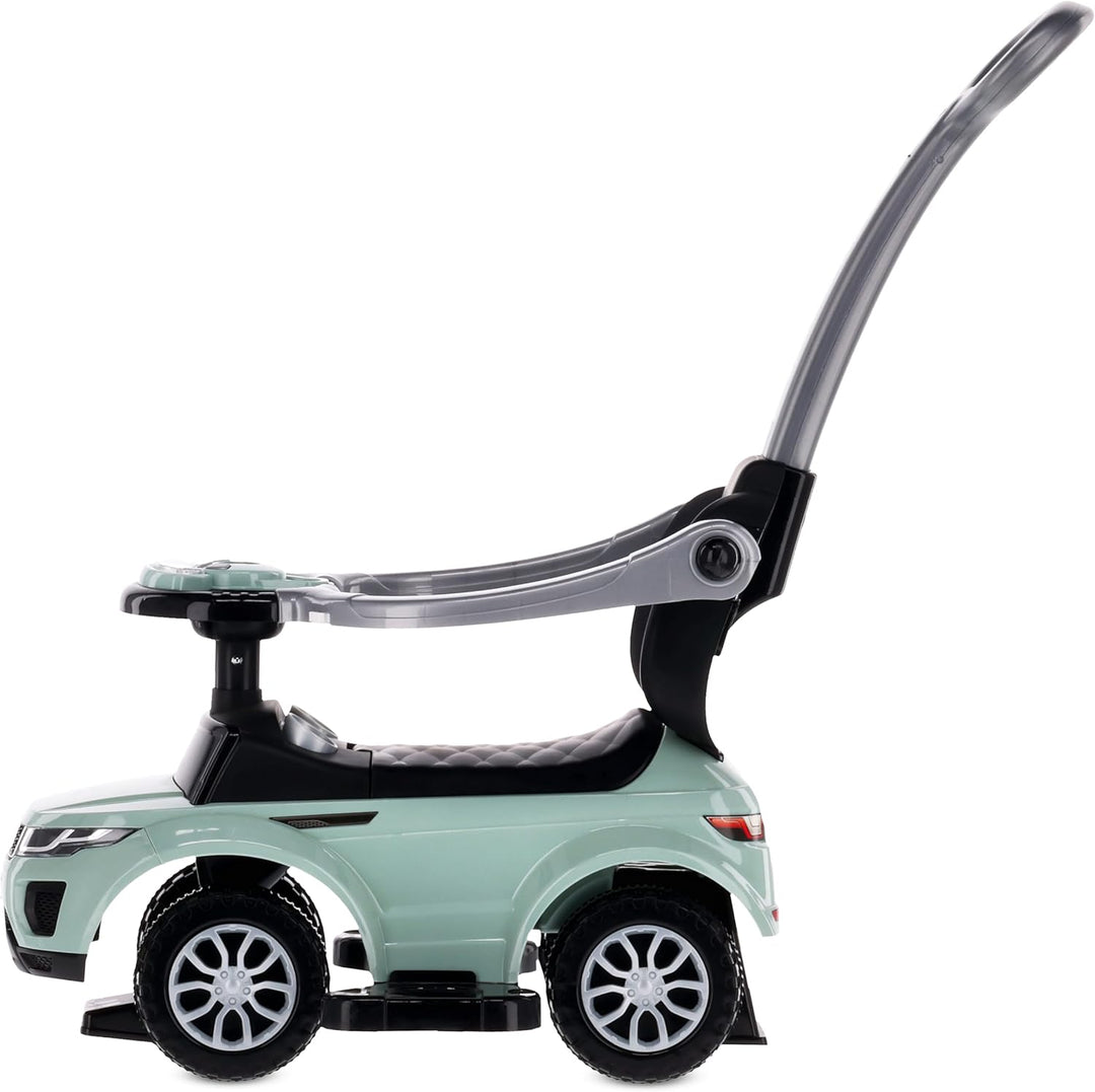 4in1 Kinderauto Rutschauto ab 2 Jahre und Schiebeauto mit Hupe und Musik, Rutschauto mit Stauraum un