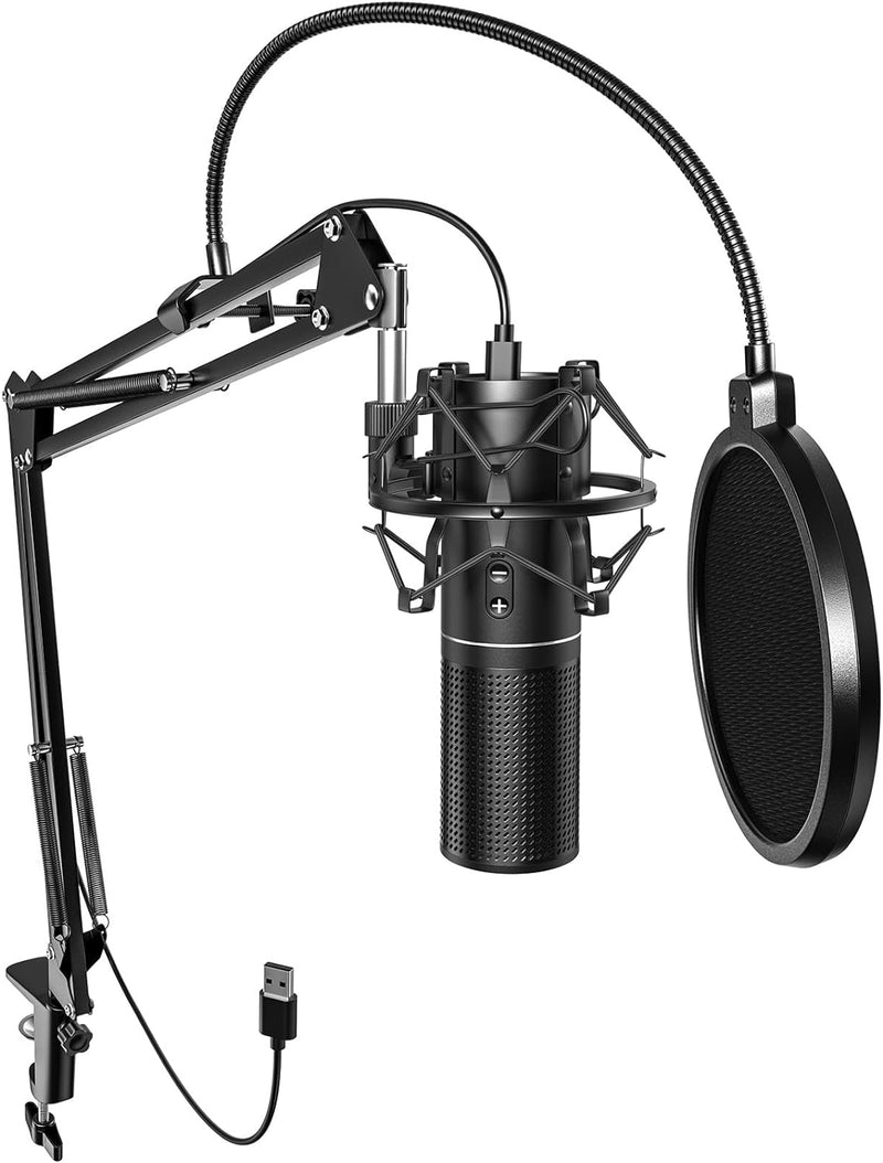 TONOR Q9 USB Mikrofon Kondensator Microphone Kit, Q9