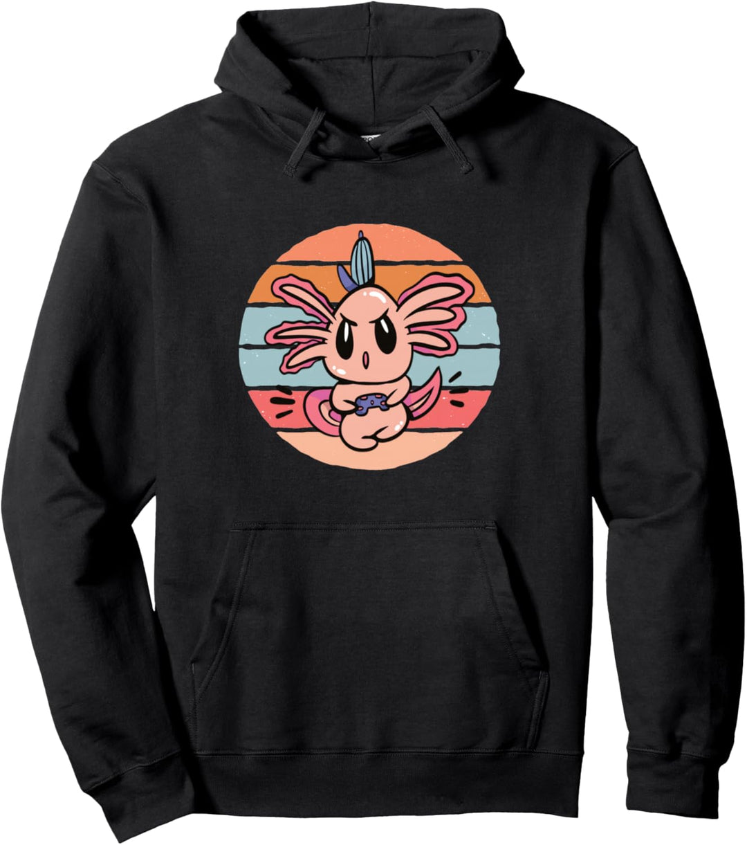 Axolotl Gaming Pullover Hoodie