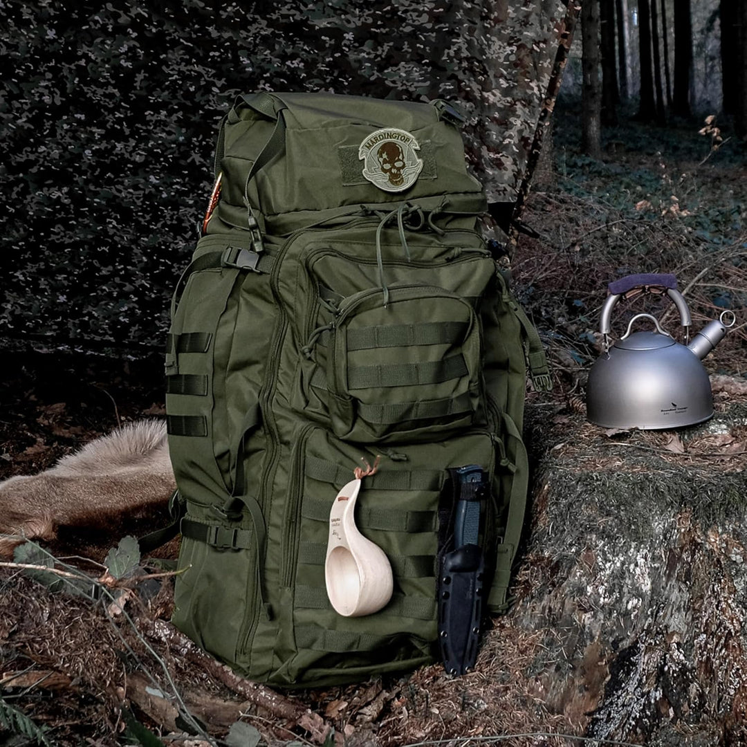 Mardingtop 75L Rucksack Taktischer Rucksack Wanderrucksack Trekkingrucksack YKK Zipper mit der gross