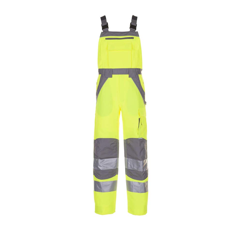 Planam Grösse 62 Unisex Plaline Warnschutz Latzhose gelb zink Modell 5621 62 Gelb/Zink, 62 Gelb/Zink